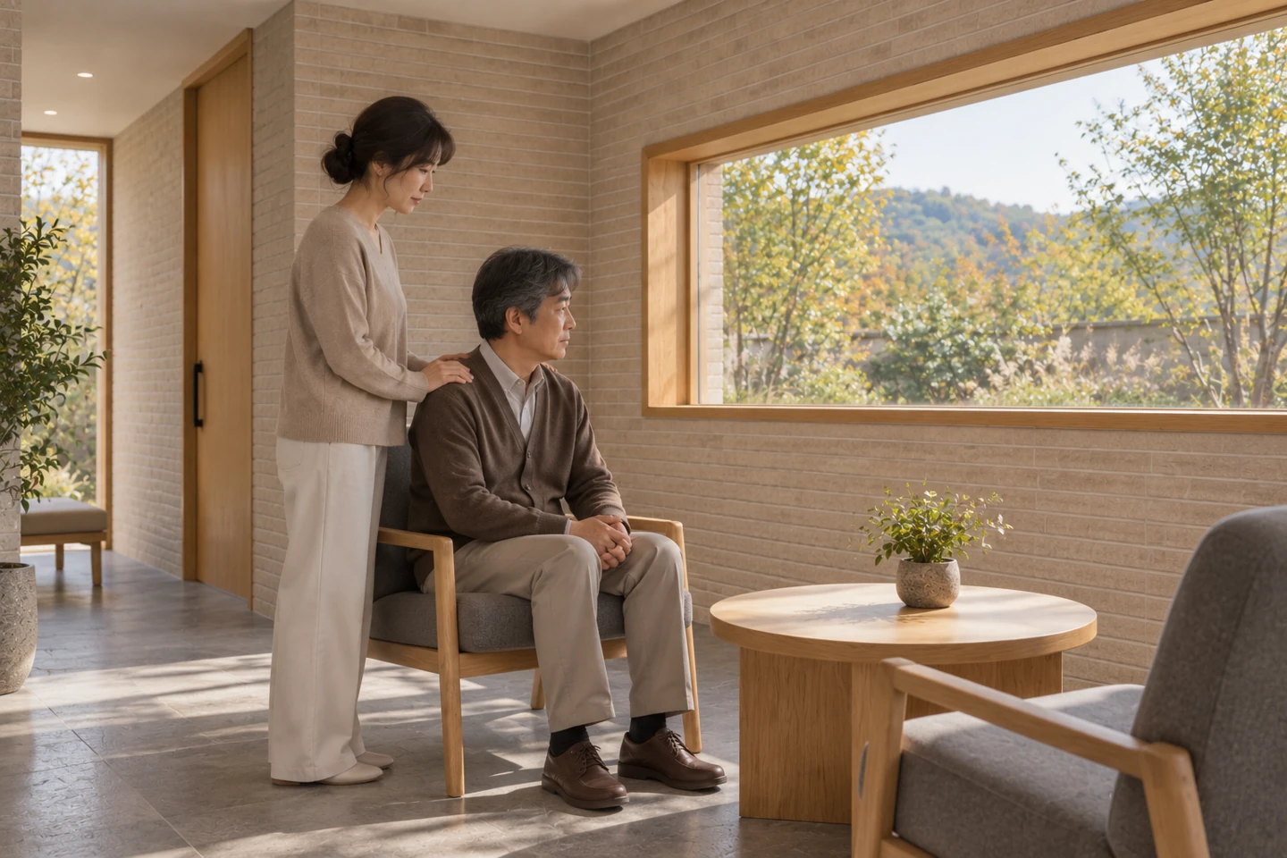 쉬어 갈 자리와 합류 방법을 물어요 — 오래 서 있기 어렵거나 잠시 자리를 비우고 싶다면 직원에게 말해 주세요. 다시 합류할 방법도 함께 안내받습니다.