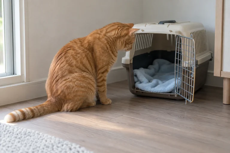 고양이 이동장, 외출하는 날에만 꺼내지 않아도 돼요