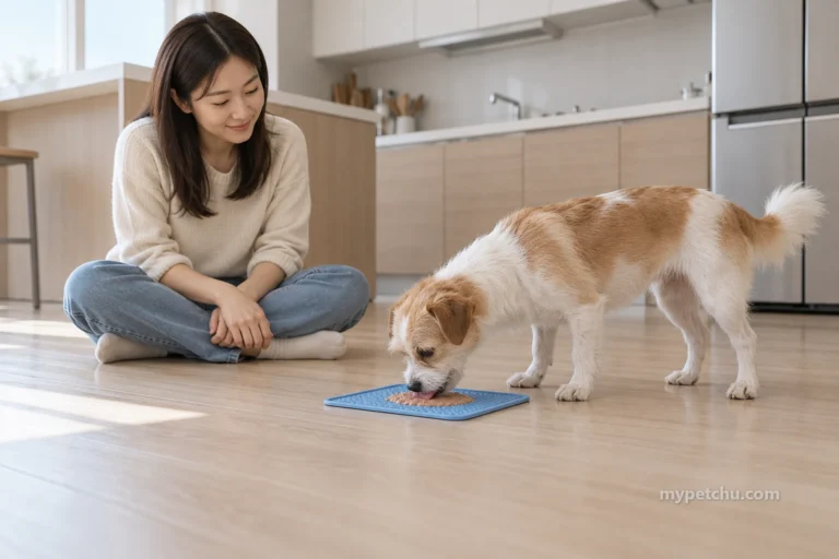 강아지 핥기매트, 흡착력과 깊은 홈만 보면 놓치는 것