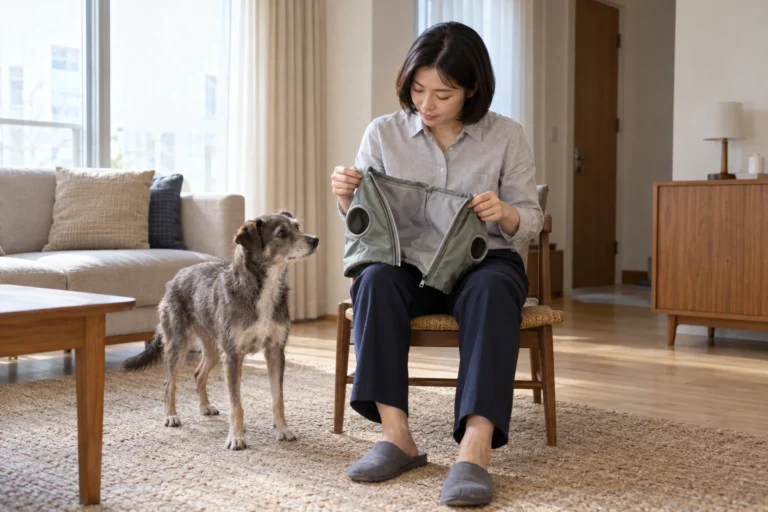 강아지 옷의 여밈, 머리를 넣는 옷과 펼쳐 입히는 옷은 어떻게 다를까요?